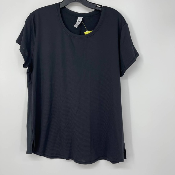 ALL IN MOTION BLACK LIGHTWEIGHT MOISTURE WICKING ATHLETIC TOP SIZE XXL - Picture 1 of 3